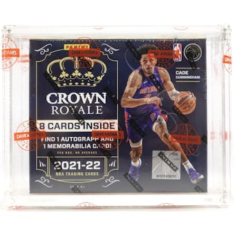 2021/22 Panini Crown Royale Basketball Hobby Box (Case Fresh)