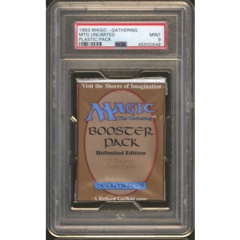 Magic the Gathering Unlimited Booster Pack PSA 9 - UNSEARCHED (Pack off center)