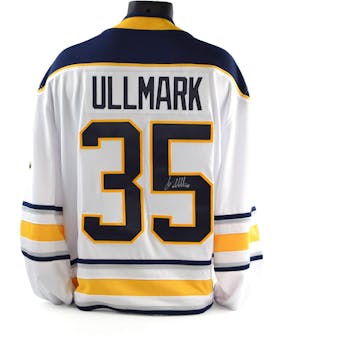Linus Ullmark Autographed Buffalo Sabres White Jersey