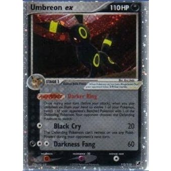 Pokemon Unseen Forces Single Umbreon ex 112/115- SLIGHT PLAY (SP)