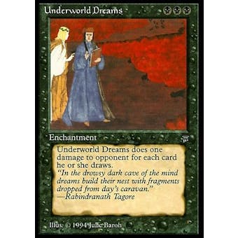 Magic the Gathering Legends Single Underworld Dreams - HEAVY PLAY (HP)