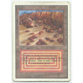 Magic the Gathering Unlimited Single Plateau - HEAVY PLAY (HP)