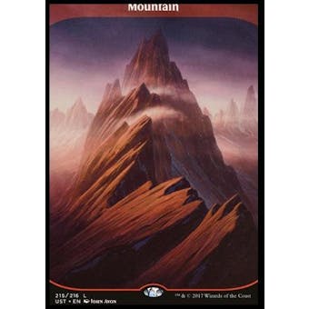 Magic the Gathering Unstable Single Mountain FOIL - NEAR MINT (NM)