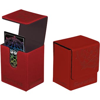 Ultra Pro Force of Will - Red Flip Deck Box (6 Count Case)