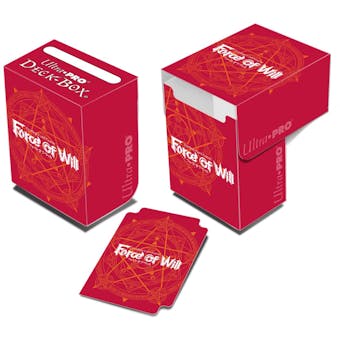 Ultra Pro Force of Will Red Deck Box 60ct Case