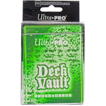 Ultra Pro Tin Green Deck Box Vault 72ct Case