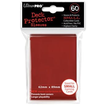 Ultra Pro Yu-Gi-Oh! Size Red Deck Protectors (60 Count Pack)