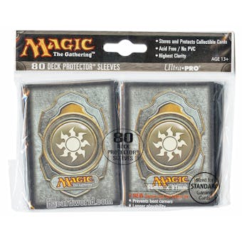 Ultra Pro Magic the Gathering White Mana Deck Protectors (80 count pack)