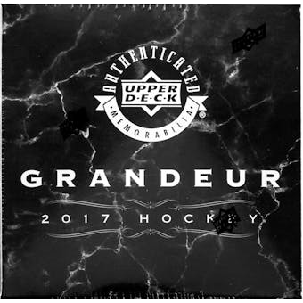 2017 Upper Deck Grandeur Hockey Coin THREE 4-Box Cases- DACW Live 20 Spot Random Player Break #5