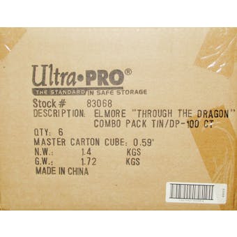 Ultra Pro Elmore Through the Pass Tin Deck Vault & 100ct Deck Protectors Combo 6ct Case