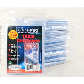 Ultra Pro Extra Thick Soft Card Sleeves 100 Count Pack (Lot of 10)