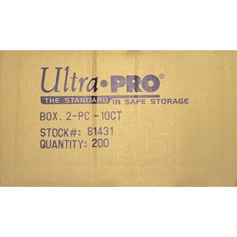 Ultra Pro 10 Count 2-Piece Plastic Storage Box (200 Count Case)