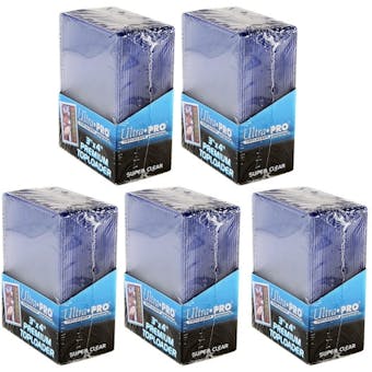 Ultra Pro 3x4 Premium Toploaders 25 Count Pack (Lot of 5)