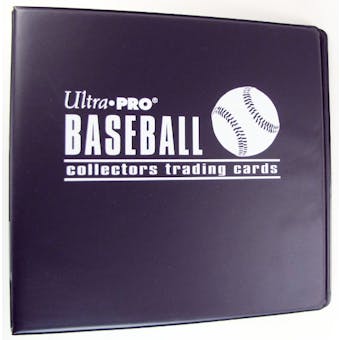 Ultra Pro 3" Black Baseball Card Collectors Album (12 Count Case)