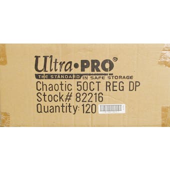 Ultra Pro Chaotic Standard Deck Protectors Case - 120 Packs