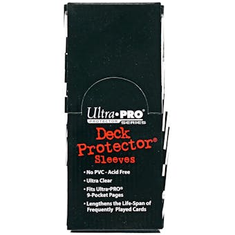 Ultra Pro Yu-Gi-Oh! Size Hi-Gloss Black Deck Protectors 12 Pack Box (50 Count Pack)