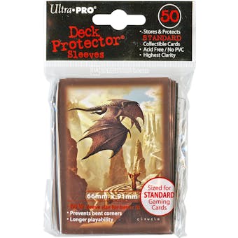 Ultra Pro Dragon Caller Standard Deck Protectors by Ciruelo (50 Count Pack)