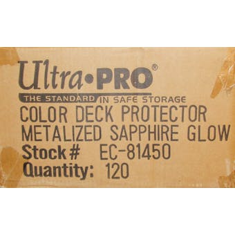 Ultra Pro Sapphire Glow Standard Deck Protectors Case - 120 Packs