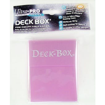 Ultra Pro Solid Pink Deck Box (Lot of 3)
