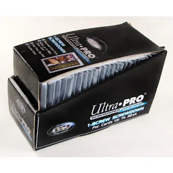 Ultra Pro 32pt. Screwdown Collectible Card Holders (25 Count Box)