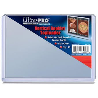 Ultra Pro Vertical Booklet Toploader Pack (10 Count)