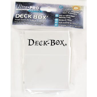 Ultra Pro Solid White Deck Box (Lot of 3)