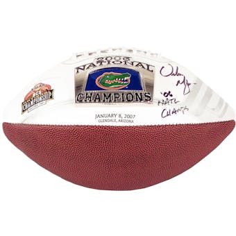 Urban Meyer Autographed University of Florida Gators 2006 National Champions Football