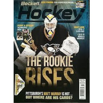 2016 Beckett Hockey Monthly Price Guide (#287 July) (Matt Murray)