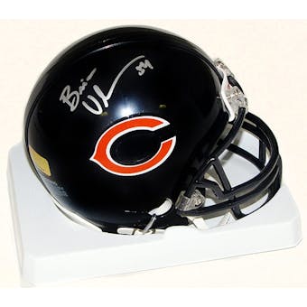 Brian Urlacher Autographed Chicago Bears Mini Helmet (NFL COA)