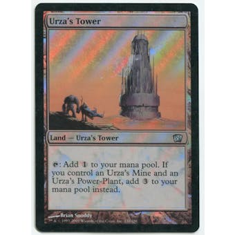 Magic the Gathering 8th Edition Single Urza's Tower Foil - SLIGHT PLAY (SP)