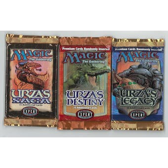 Magic the Gathering Urza's Block Booster Pack LOT Saga Destiny and Legacy