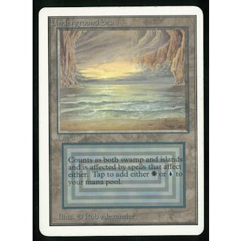 Magic the Gathering Unlimited Single Underground Sea - MODERATE PLAY (MP)