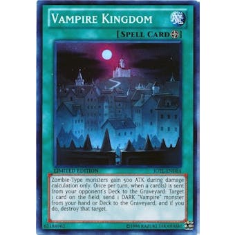 Yu-Gi-Oh Judgment of the Light Single Vampire Kingdom Super Rare Near Mint (NM)