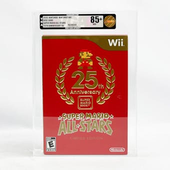 Nintendo WII Super Mario All-Star 25th Anniversary Edition VGA 85+ NM+ GOLD