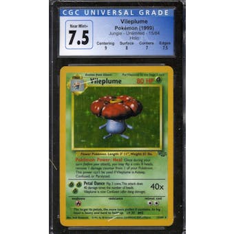 Pokemon Jungle Vileplume 15/64 CGC 7.5