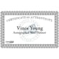 Vince Young Autographed University of Texas Longhorns Schutt Mini Helmet (Press Pass)