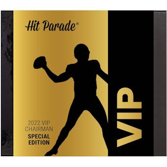 2022 Hit Parade Football VIP Chairman Edition Series 1 Hobby Box - Patrick Mahomes