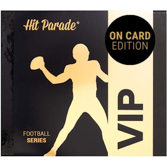 2023 Hit Parade Football VIP Series 2 Hobby Box - On Card Edition