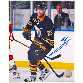 Ville Leino Autographed Buffalo Sabres 8x10 Hockey Photo