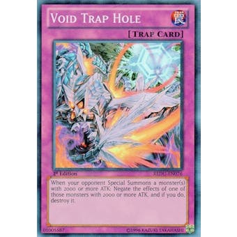 Yu-Gi-Oh Return of the Duelist Single Void Trap Hole Super Rare