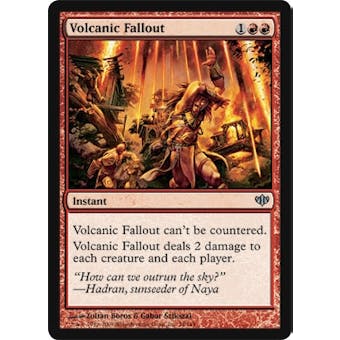 Magic the Gathering Conflux Single Volcanic Fallout Foil