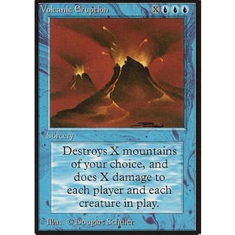 Magic the Gathering Beta Single Volcanic Eruption - SLIGHT PLAY (SP)