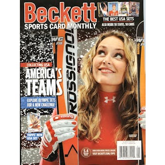 2014 Beckett Sports Card Monthly Price Guide (#346 Janruary) (Lindsey Vonn)
