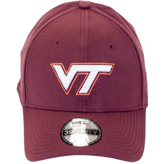 Virginia Tech Hokies New Era 39Thirty Team Classic Maroon Flex Fit Hat (Adult M/L)
