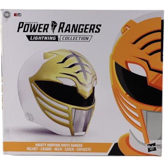 Power Rangers Lightning Collection Might Morphin White Ranger Helmet
