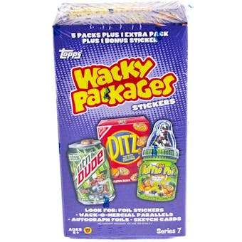Wacky Packages Series 7 Trading Card 6-Pack Box (Topps 2010)
