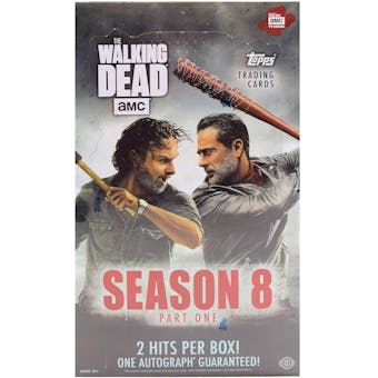 The Walking Dead Season 8 Part 1 Trading Cards Hobby Box (Topps 2018)