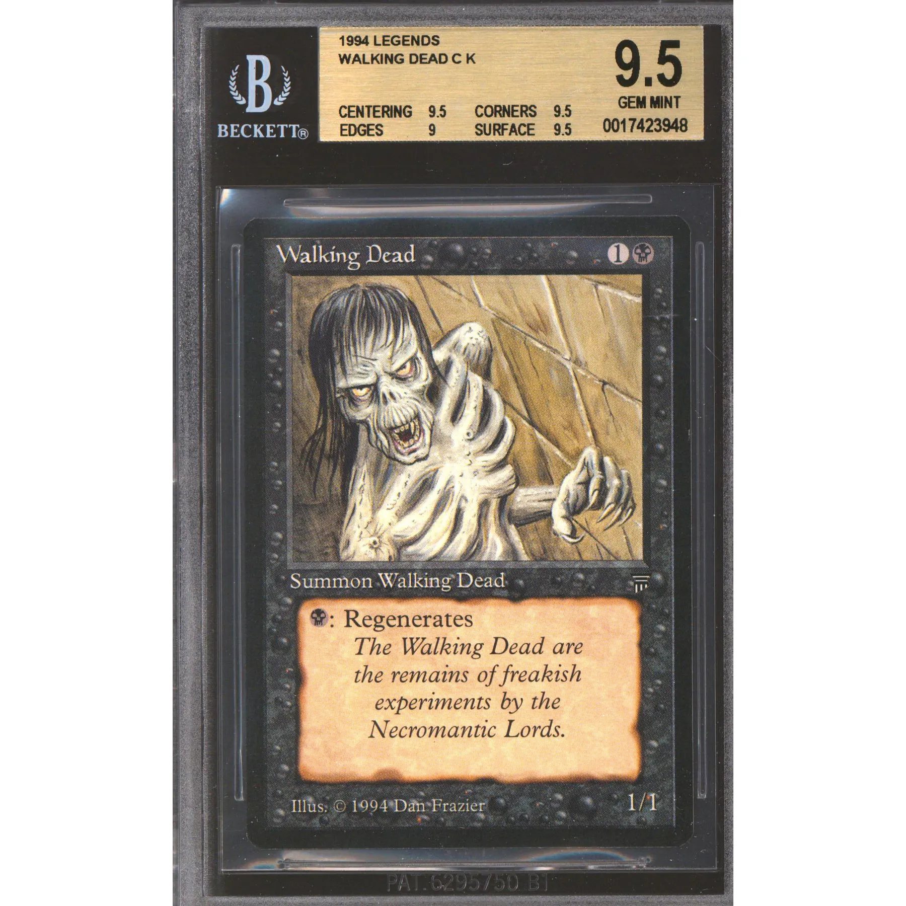 Magic the Gathering Legends Walking Dead BGS 9.5 (9.5, 9.5, 9, 9.5) NEAR MINT NM | DA Card World Magic the Gathering Legends Walking Dead BGS 9.5 (9.5, 9.5, 9, 9.5) NEAR MINT NM | DA Card World