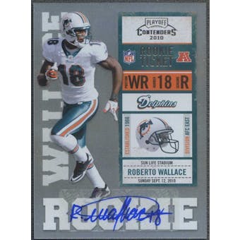 2010 Playoff Contenders #182 Roberto Wallace Rookie Autograph