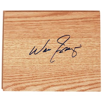 Walt Frazier Autographed New York Knicks 12x7 Floorboard (Steiner)